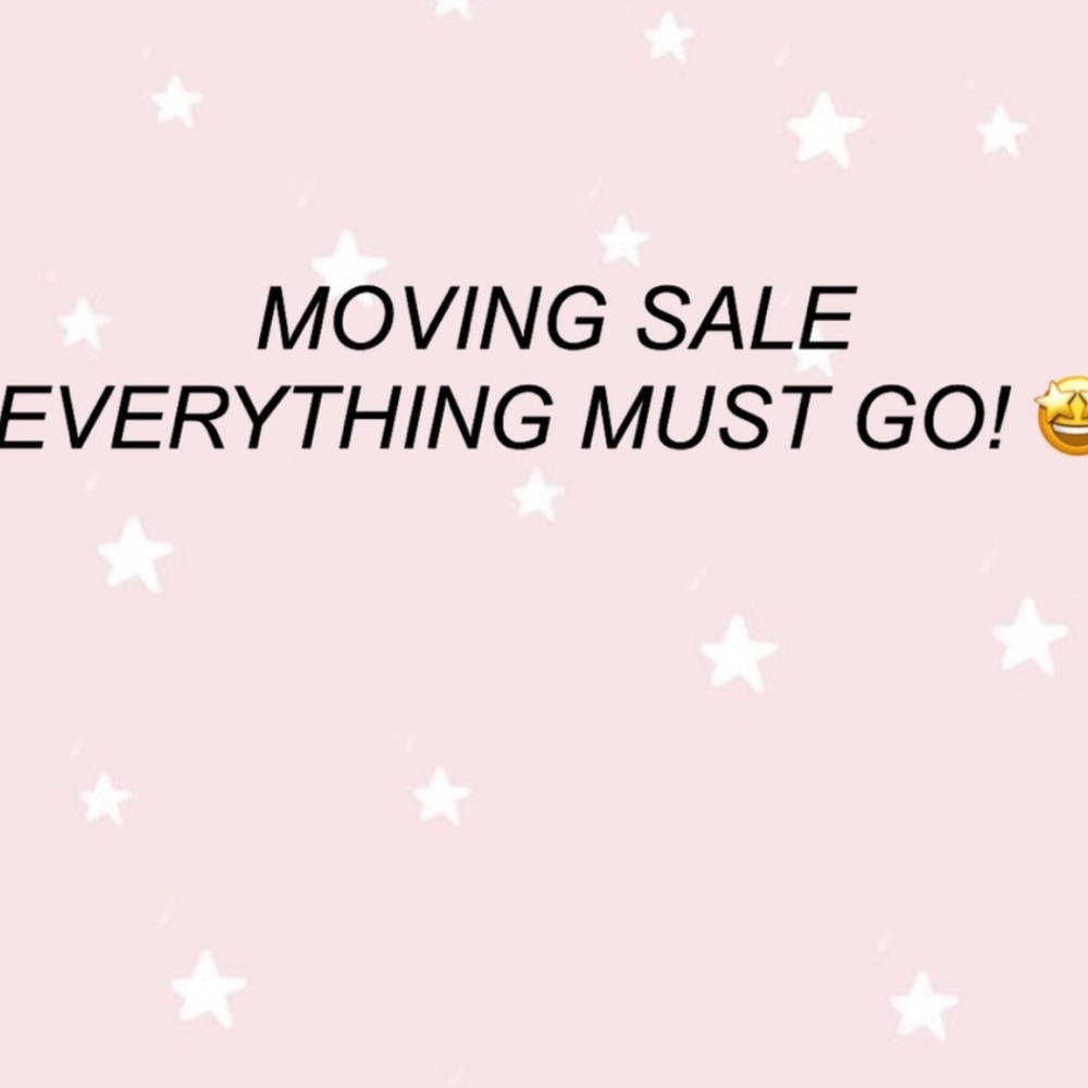 Moving sale